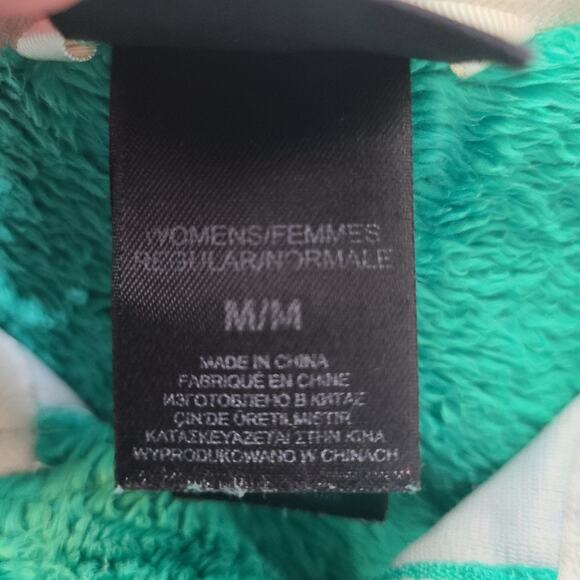 The North Face Osito Jacket Womens M Kelly Green Fleece Sherpa Full Zip Outdoors - Picture 7 of 11